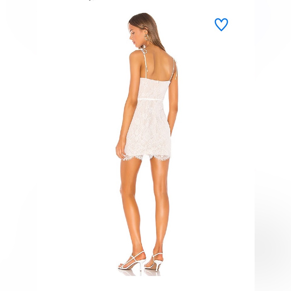 NWT - Superdown Lottie Lace Bustier Dress in White - size M - Picture 3 of 3